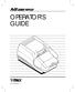 OPERATOR'S GUIDE ITHACA PERIPHERALS