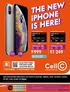 APPLE iphone Xs 64GB MEDIAPLAY MOBILE 120 SMS MINUTES PINNACLE 1GB SMS MINUTES LIMITED TO FIRST 250 CUSTOMERS