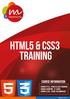 html5 & css3 training