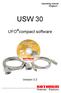 Operating manual - Englisch - USW 30. UFO compact software. Version 3.3