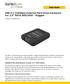 USB 3.1 (10Gbps) External Hard Drive Enclosure - For 2.5 SATA SSD/HDD - Rugged