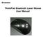 ThinkPad Bluetooth Laser Mouse User Manual