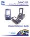Falcon Windows CE.NET Ruggedized PDA. Product Reference Guide