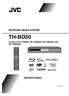 TH-BD50 Consist of XV-THBD50, SP-THBD50F, SP-THBD50C and SP-THBD50W