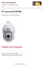 IP cameras RJ-SD30IR. Installation and Configuration INSTALLATION MANUAL. Speed Dome of ONVIF IP network RJ-SD30IR - IP CAMERAS SPEED DOME