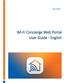 Oct Wi-Fi Concierge Web Portal User Guide - English