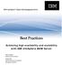 Best Practices. Achieving high availability and scalability with IBM InfoSphere MDM Server. IBM InfoSphere Master Data Management Server