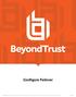 Failover Dynamics and Options with BeyondTrust 3. Methods to Configure Failover Between BeyondTrust Appliances 4