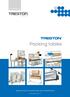 Packing tables DEDICATED TO WORKING ENVIRONMENTS. trestongroup.com