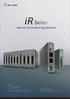 Remote I/O Product Specification