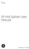 SP-PoE Splitter User Manual
