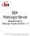BEA WebLogic Server. Release Notes for WebLogic Tuxedo Connector 1.0