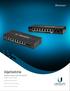 Datasheet. Gigabit Switches with PoE and SFP. Models: ES-10X, ES-10XP. Gigabit Ethernet RJ45 Ports. SFP Ports for Fiber Connectivity