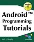 Android Programming Tutorials. by Mark L. Murphy