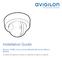 Installation Guide. Avigilon H4 Mini Dome Camera Models with Surface Mount Adapter: