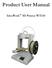 Product User Manual. IdeaWerk 3D Printer WT150