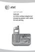 E2812B 2.4 GHz cordless telephone/ answering system with caller ID/call waiting