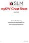 mykw Cheat Sheet VOLUME III Scott Le Roy Marketing   1 REV