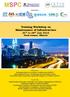 Training Workshop on Maintenance of Infrastructure 25 th to 28 th July 2016 Kuala Lumpur, Malaysia