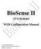 BioSense II. (T/A System) WEB Configuration Manual