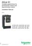 Altivar 61 Variable speed drives for synchronous motors and asynchronous motors Installation Manual