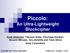 Piccolo: An Ultra-Lightweight Blockcipher