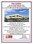 For Lease. Up to 24,000 Square Feet Divisible to 4,000 sqft Office Suites Also divisible to 3,583, 5,400 and 7,000 sqft warehouse/office suites