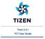 Tizen TCT User Guide