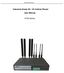 Industrial Grade 3G / 4G Cellular Router. User Manual. H700 Series