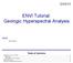 ENVI Tutorial: Geologic Hyperspectral Analysis