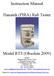 Instruction Manual. Hanatek (PIRA) Rub Tester. Model RT3 (Obsolete 2009)