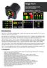 Vega TC-4. Introduction. 1 Features. Four channel thermocouple (EGT/CHT) indicator. Operating Manual English 1.04