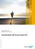 Security Guide: SAP Access Control 12.0 THE BEST RUN. SECURITY GUIDE PUBLIC Document Version: