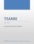 TSAMM. User Guide. Step by step guide to using The Salvation Army Ministry Manager