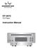 DT-307C CD Player. Instruction Manual