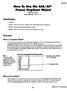 How To Use the sas/ar Frame Orgchart Obiect Thomas Miron Miron InfoTee, Inc., Madison, WI