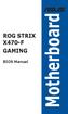 ROG STRIX X470-F GAMING. BIOS Manual. Motherboard