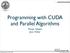 Programming with CUDA, WS09