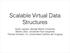 Scalable Virtual Data Structures