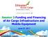 Session 3:Funding and Financing of Air Cargo Infrastructure and Mobile Equipment. June 27, 2017