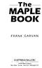 The MAPLE BOOK FRANK GARVAN CHAPMAN & HALL/CRC. A CRC Press Company Boca Raton London New York Washington, D.C.