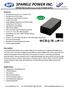 Features. Description. Applications. Vac IEC320 C14. AC Inlet. requirements. The. standards. POS systems