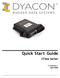 Quick Start Guide. CT6xx Series