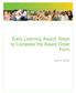 Early Learning Award: Steps to Complete the Award Order Form