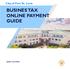City of Port St. Lucie BUSINES TAX ONLINE PAYMENT GUIDE