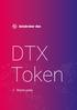 DTX Token. Starter guide