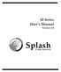 M Series User s Manual Version 1.0. Splash. Color Servers