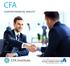 CFA CHARTER FINANCIAL ANALYST. The time is now to build a better tomorrow. IMA Educational Partner in KSA
