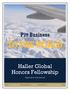 Haller Global Honors Fellowship. Application Instructions.   Summer