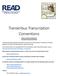 Transkribus Transcription Conventions